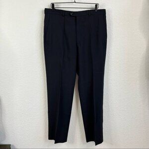 Men's Armani Collezioni Flat Front Italian Trousers